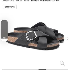 Birkenstock Siena Big Buckle Black 38